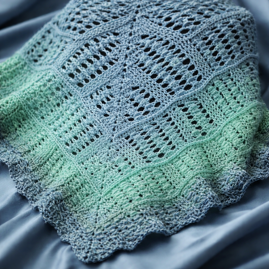 Triangular scarf „Isberga BE“ – Crochet Pattern