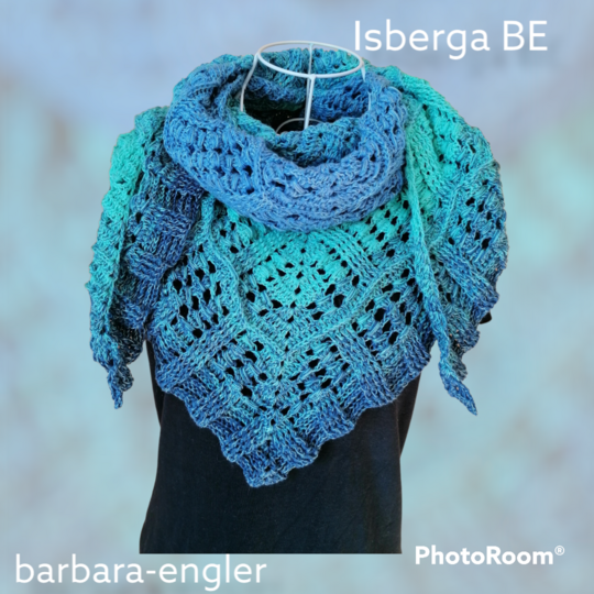 Triangular scarf „Isberga BE“ – Crochet Pattern