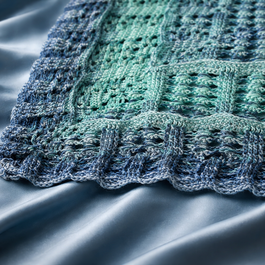 Triangular scarf „Isberga BE“ – Crochet Pattern