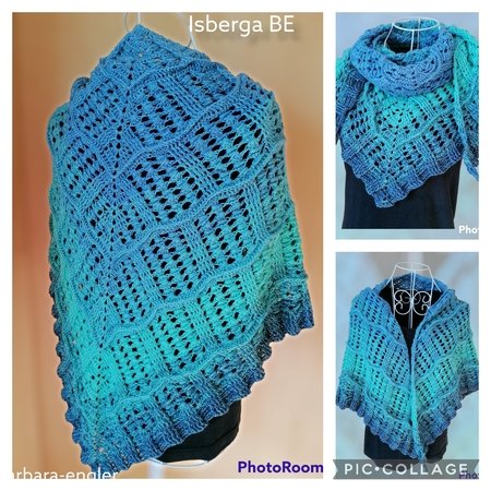 Triangular scarf „Isberga BE“ – Crochet Pattern