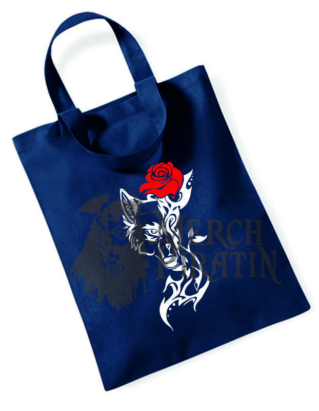 Plotterdatei Wolfskopf mit Rose - Bild 2