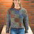 Carolin - Pullover mit Schachbrettmuster