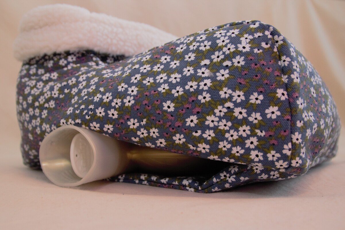 Foot warmer with hot water bottle insert – Tutorial & Sewing Pattern - Image 13