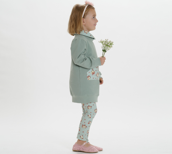Tunika-Hoodie Schnittmuster ARWEN – 2 Varianten 80/86–140/146