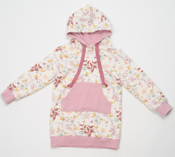 Tunika-Hoodie Schnittmuster ARWEN – 2 Varianten 80/86–140/146