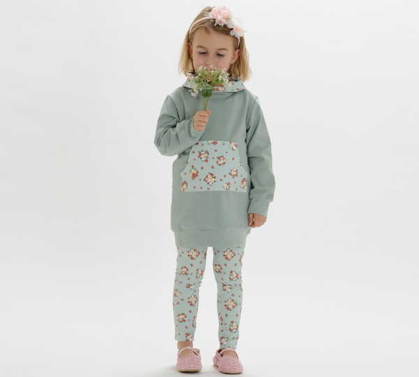 Tunika-Hoodie Schnittmuster ARWEN – 2 Varianten 80/86–140/146