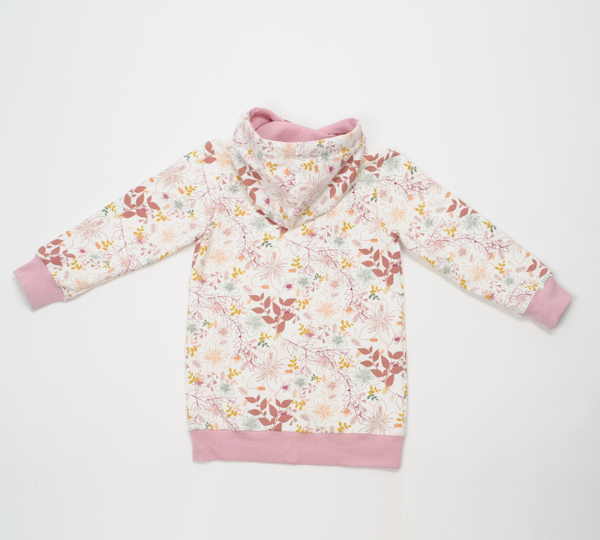 Tunika-Hoodie Schnittmuster ARWEN – 2 Varianten 80/86–140/146