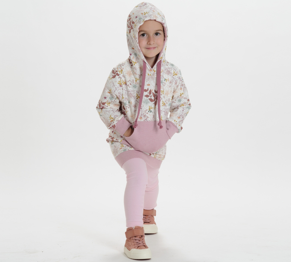 Tunika-Hoodie Schnittmuster ARWEN – 2 Varianten 80/86–140/146