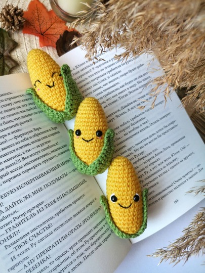 Crochet cute corn amigurumi