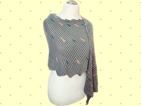 Schultertuch  - Crozon - Strickanleitung