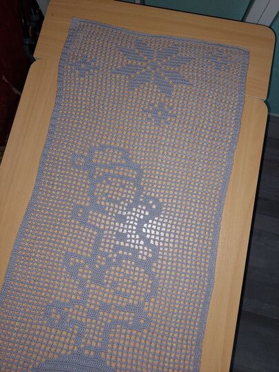 Tischläufer freche Bande Häkelanleitung