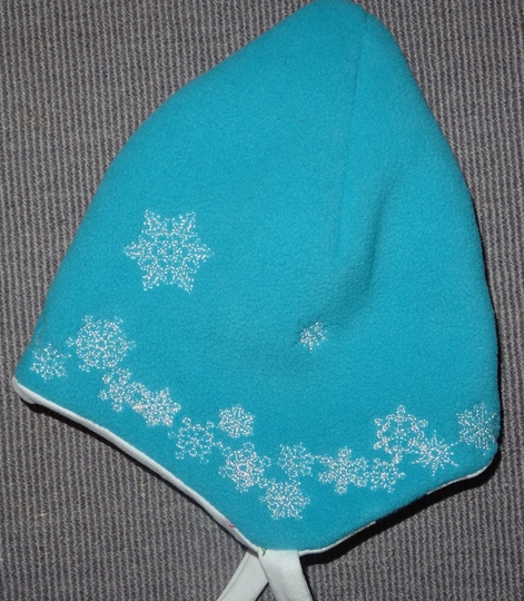 Stickdatei - Schneeflocken Bordüre für Mütze Toni