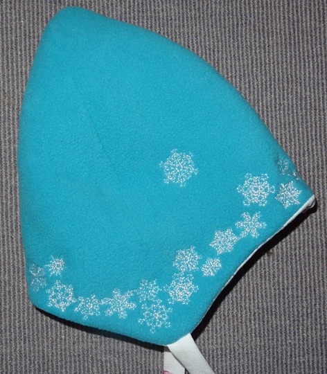 Stickdatei - Schneeflocken Bordüre für Mütze Toni