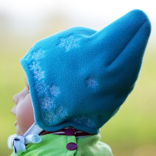 Stickdatei - Schneeflocken Bordüre für Mütze Toni