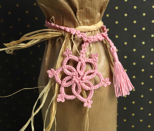 Lesezeichen / Geschenkband "Lorelei" - Häkelanleitung