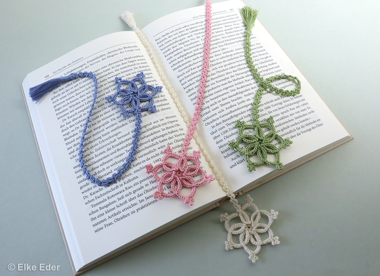 Lesezeichen / Geschenkband "Lorelei" - Häkelanleitung