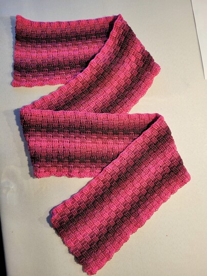 "Koba" - klassischer unisex Schal - Häkelanleitung