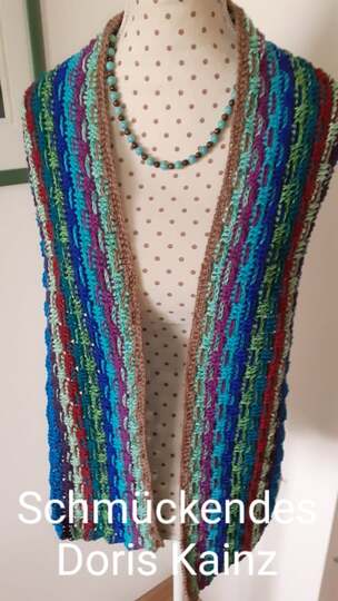 "Koba" - klassischer unisex Schal - Häkelanleitung