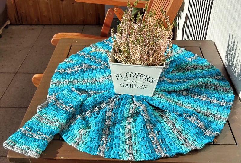 "Koba" - klassischer unisex Schal - Häkelanleitung