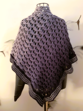 Crochet Pattern Triangular Scarf "Sinope"