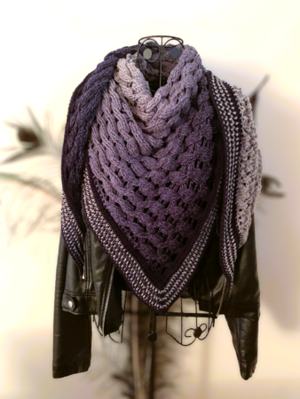 Crochet Pattern Triangular Scarf "Sinope"