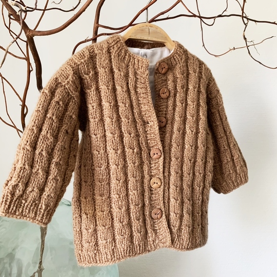 Strickanleitung Kinderjacke Henri Größe 68 - 98