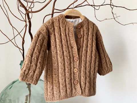 Strickanleitung Kinderjacke Henri Größe 68 - 98