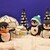 Penguin party at Igloo • crochet pattern • amigurumi PDF [english german]