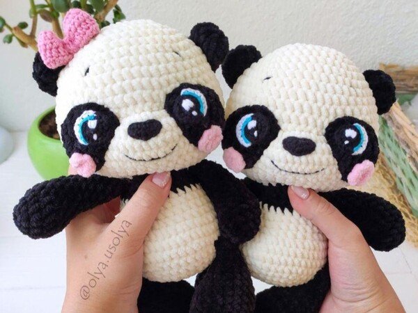 Yumi The Panda Crochet Pattern Amigurumi