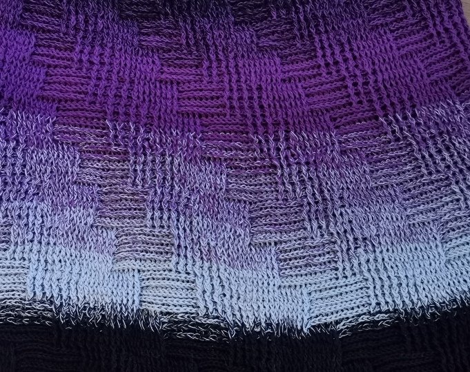 Rollkragenpullover/Kleid Stairways, Häkelanleitung