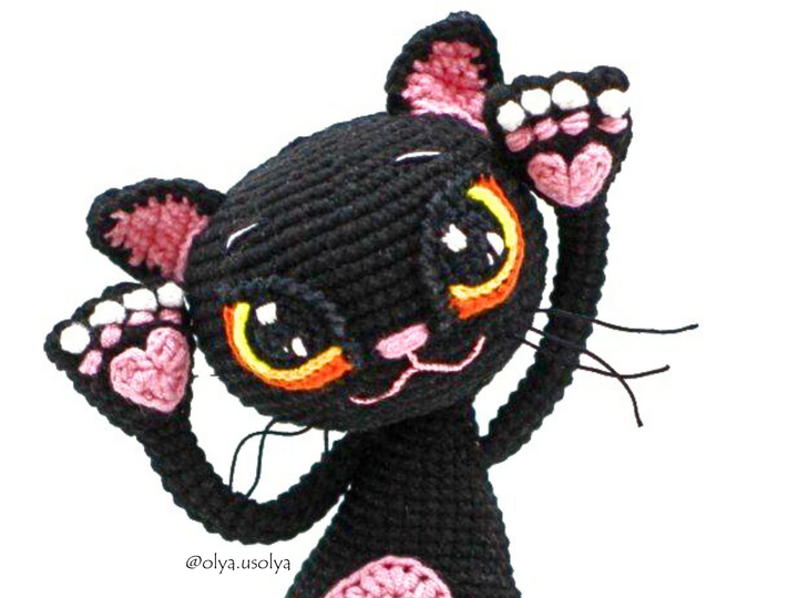 Cat Lucienne Crochet pattern amigurumi
