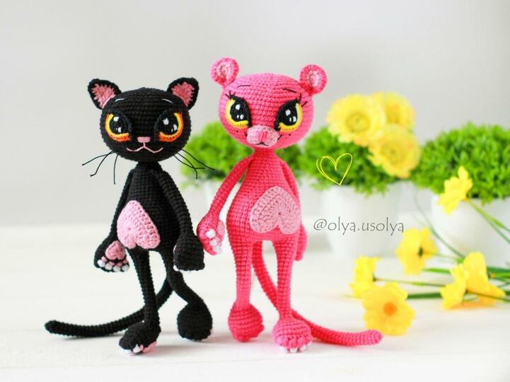 Cat Lucienne Crochet pattern amigurumi