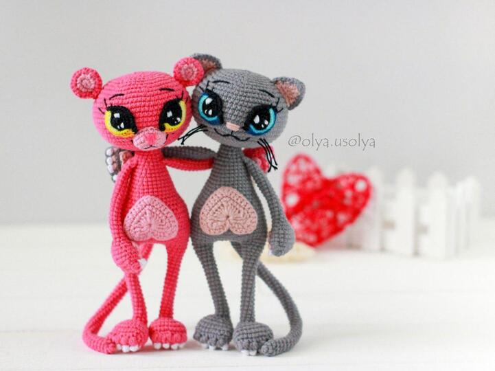 Cat Lucienne Crochet pattern amigurumi