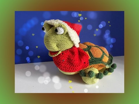 Ottilia - Anleitung für eine gehäkelte Schildkröte