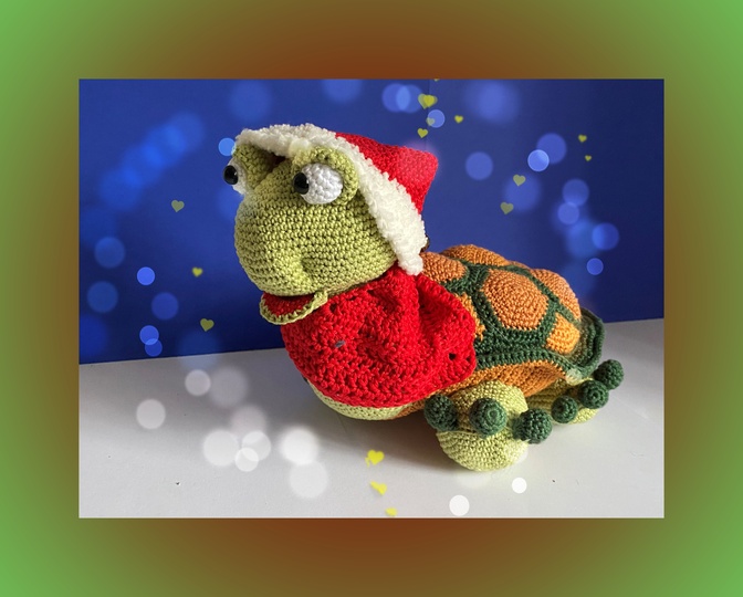 Ottilia - Anleitung für eine gehäkelte Schildkröte