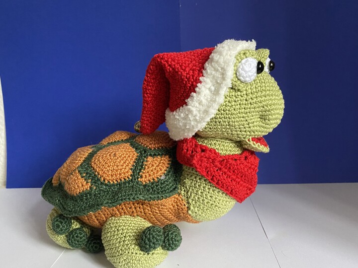 Ottilia - Anleitung für eine gehäkelte Schildkröte