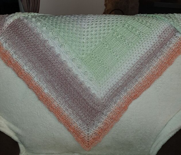 Häkelanleitung Tuch "Chaos"