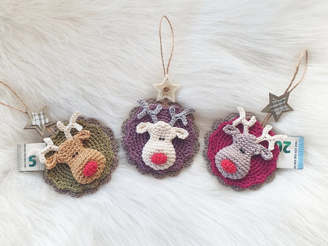 Häkelanleitung Anhänger Rentier - Bild 3