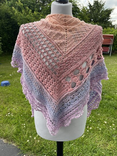 Häkelanleitung Tuch "Wonder Mix"