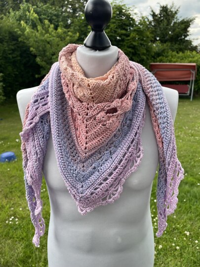 Häkelanleitung Tuch "Wonder Mix"