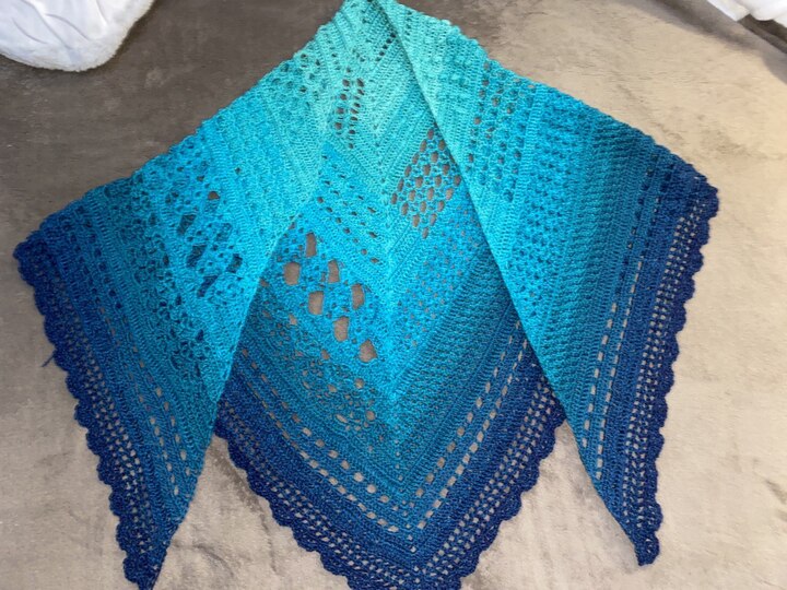 Häkelanleitung Tuch "Wonder Mix"