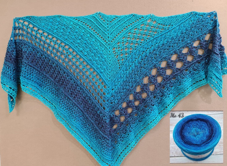 Häkelanleitung Tuch "Wonder Mix"