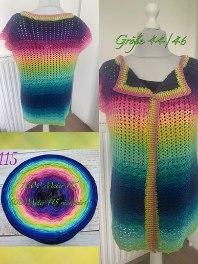 Häkelanleitung Jacke "Harmony"