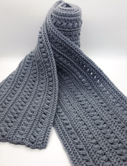 Crochet man / woman scarf - for beginners