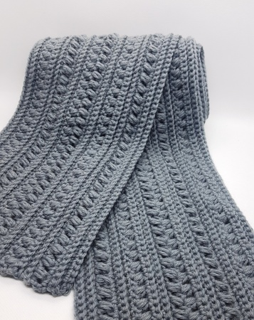 Crochet man / woman scarf - for beginners