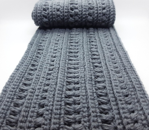 Crochet man / woman scarf - for beginners