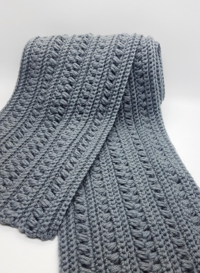 Crochet man / woman scarf - for beginners