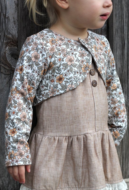 lovely bolero 74-164 Schnittmuster Jäckchen Jacke Cardigan Mädchen - Bild 21