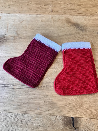 Häkelanleitung Nikolausstiefel