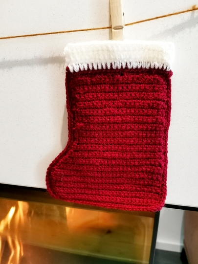 Häkelanleitung Nikolausstiefel